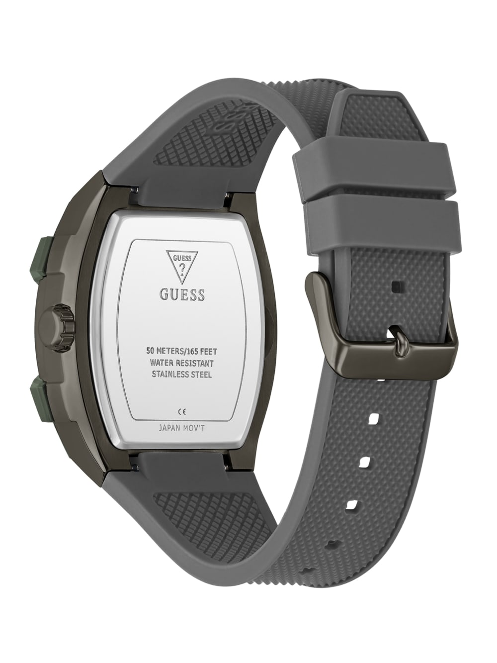 Green and Grey Silicone Multifunction Watch - Guess