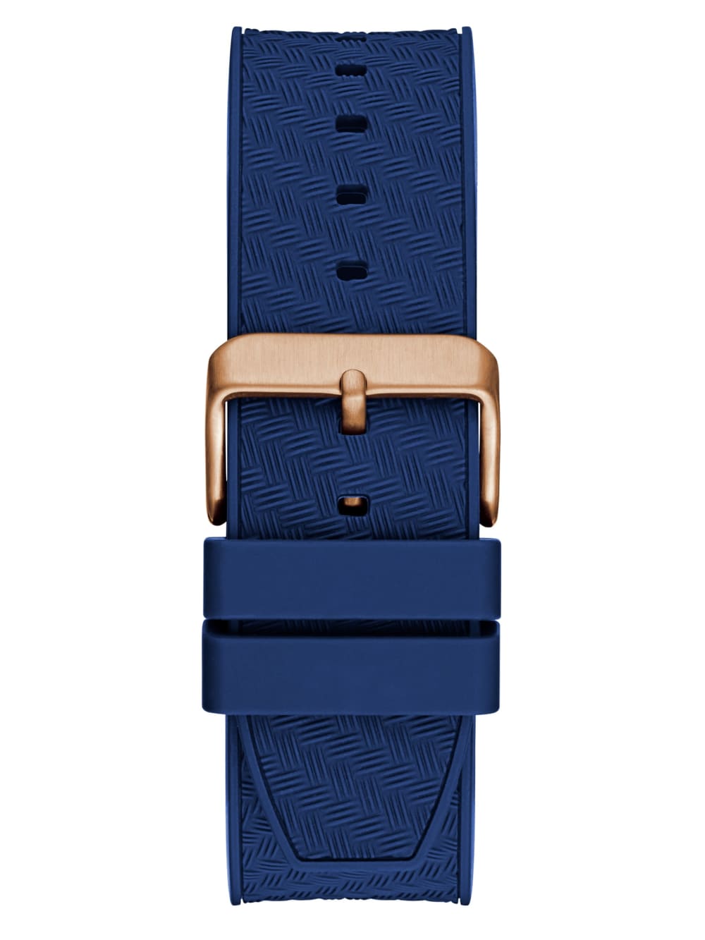 Rose Gold-Tone and Blue Multifunction Watch - Guess