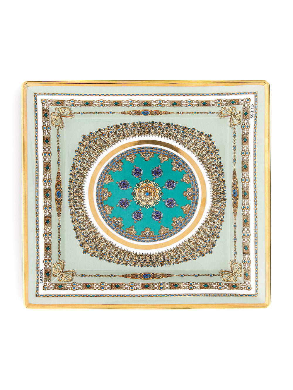 Porcelain Square Plate - Guess