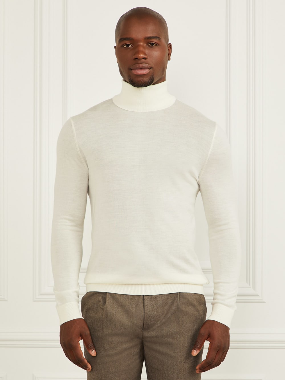 Merino Wool Turtleneck Sweater - Guess