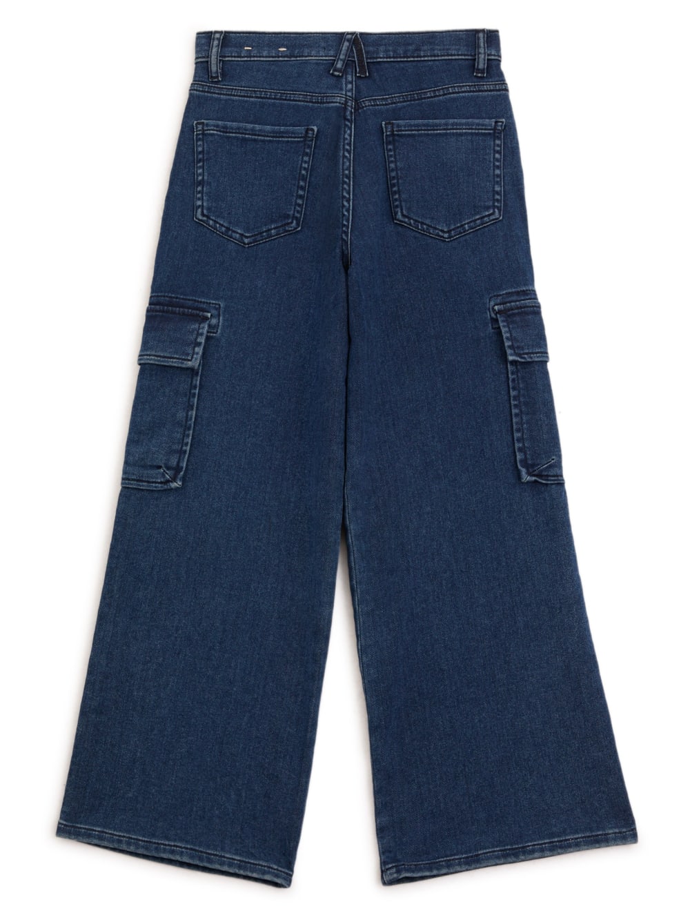 Angelique Wide-Leg Cargo Jeans (7-16) - Guess