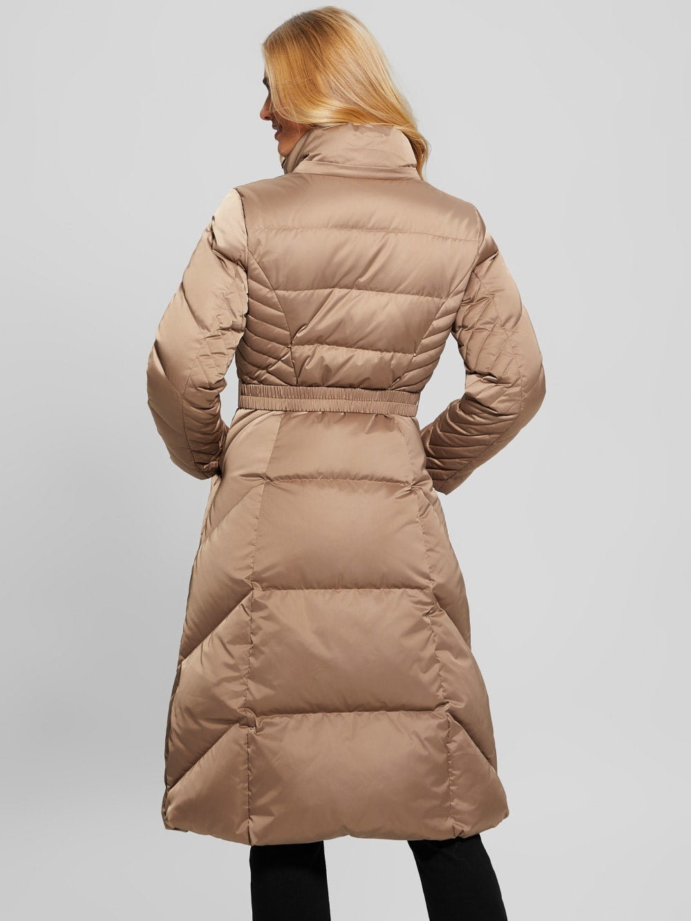 Olga Genuine Down Longline Jacket - Guess
