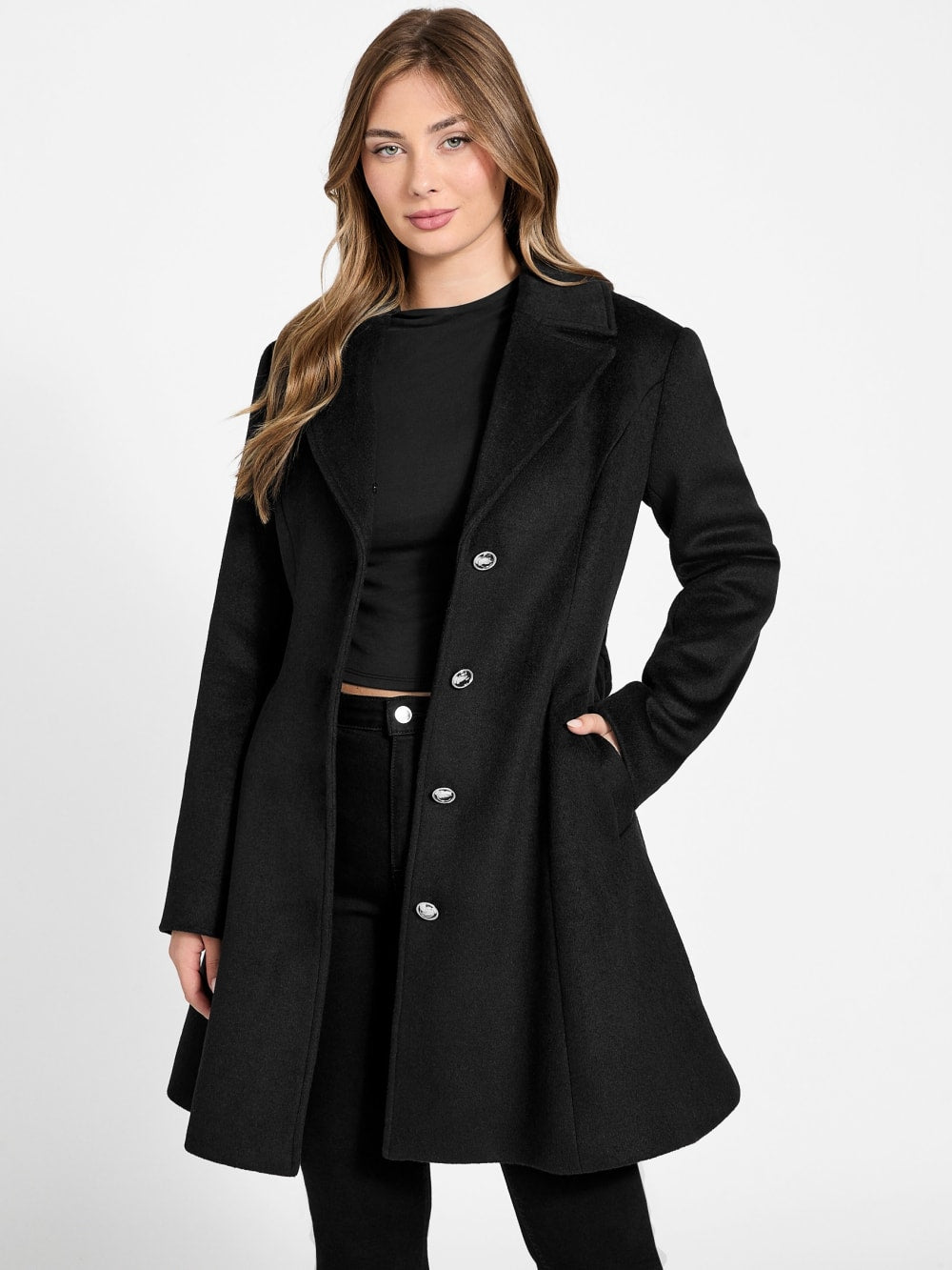 Eve Belted Coat - Guess