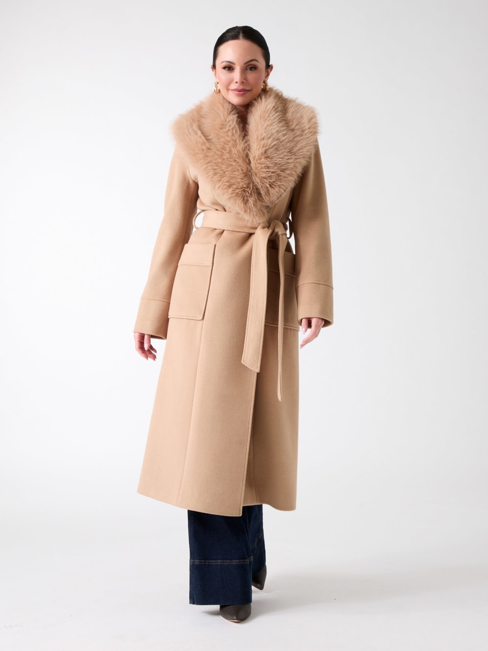 Charlize Wool-Blend Coat - Guess
