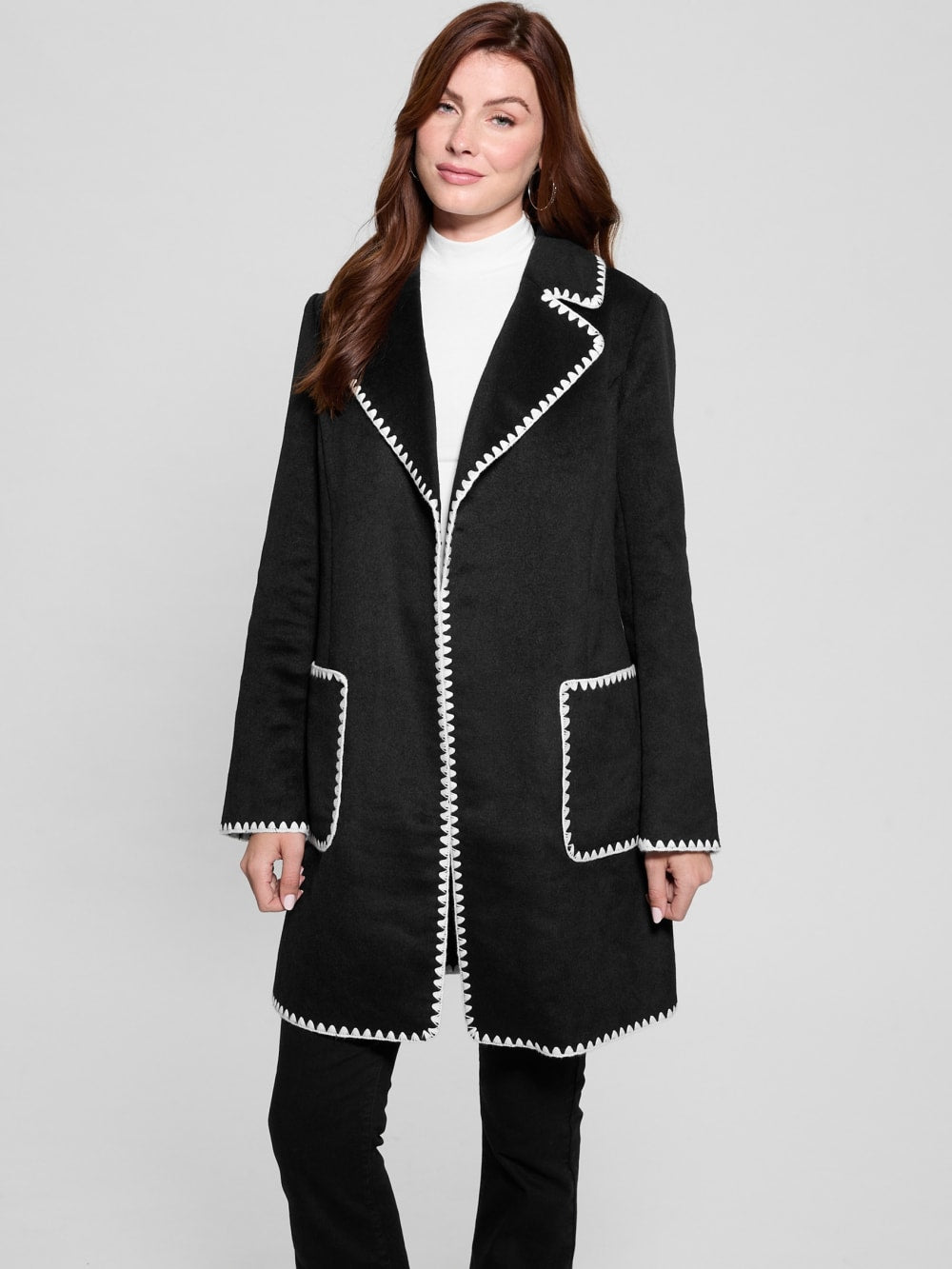 Eco Victoire Wool-Blend Coat - Guess