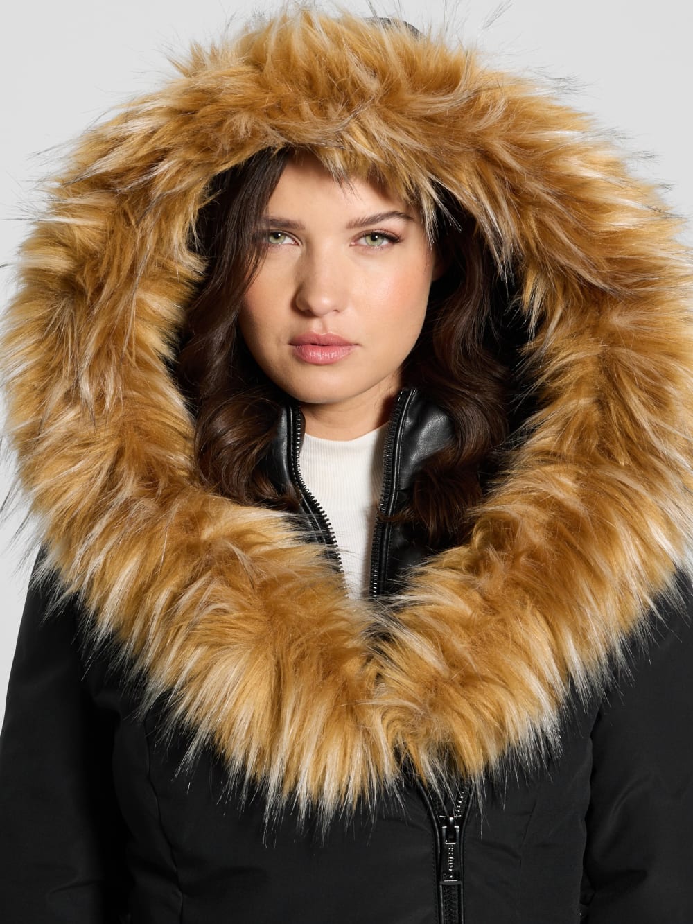 Mid-Length Puffer Jacket - Guess