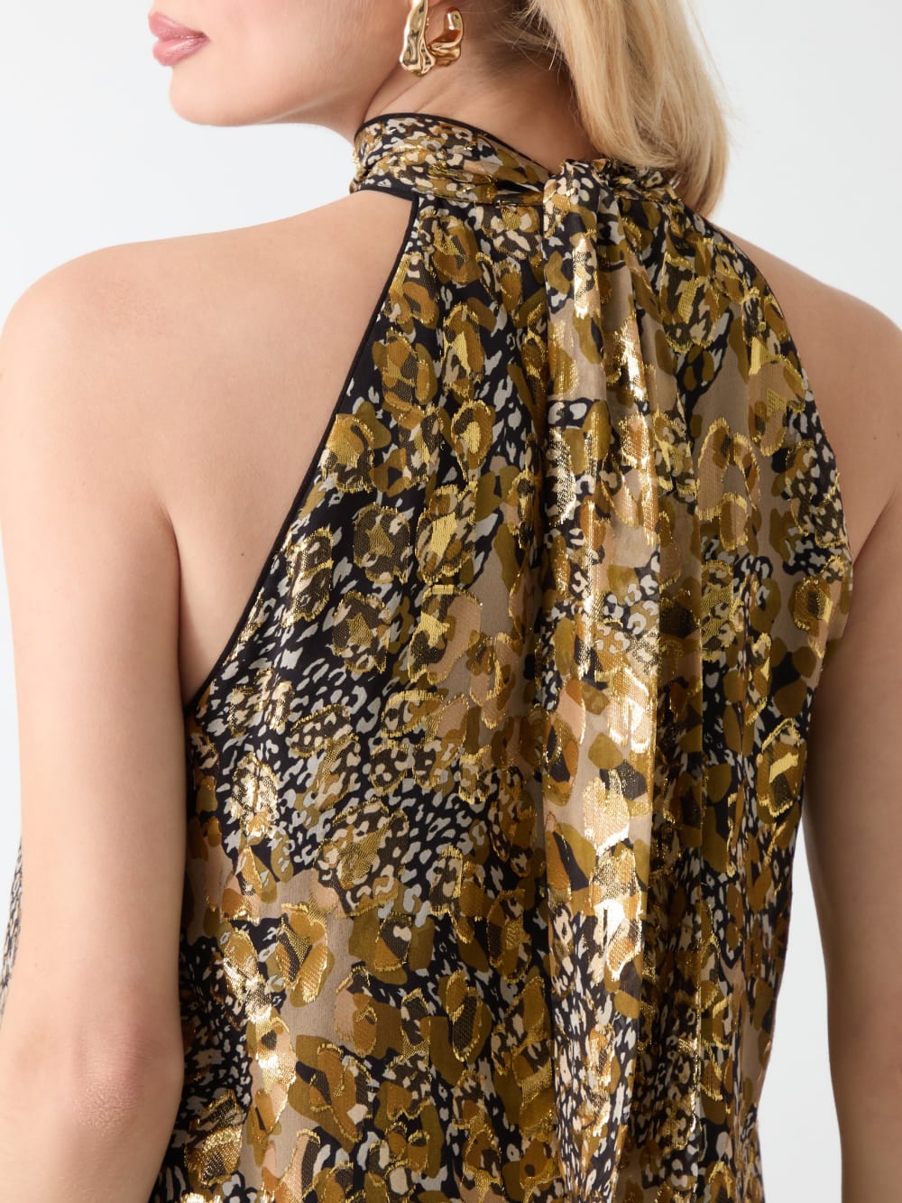 Leopard Allure Halter Top - Guess