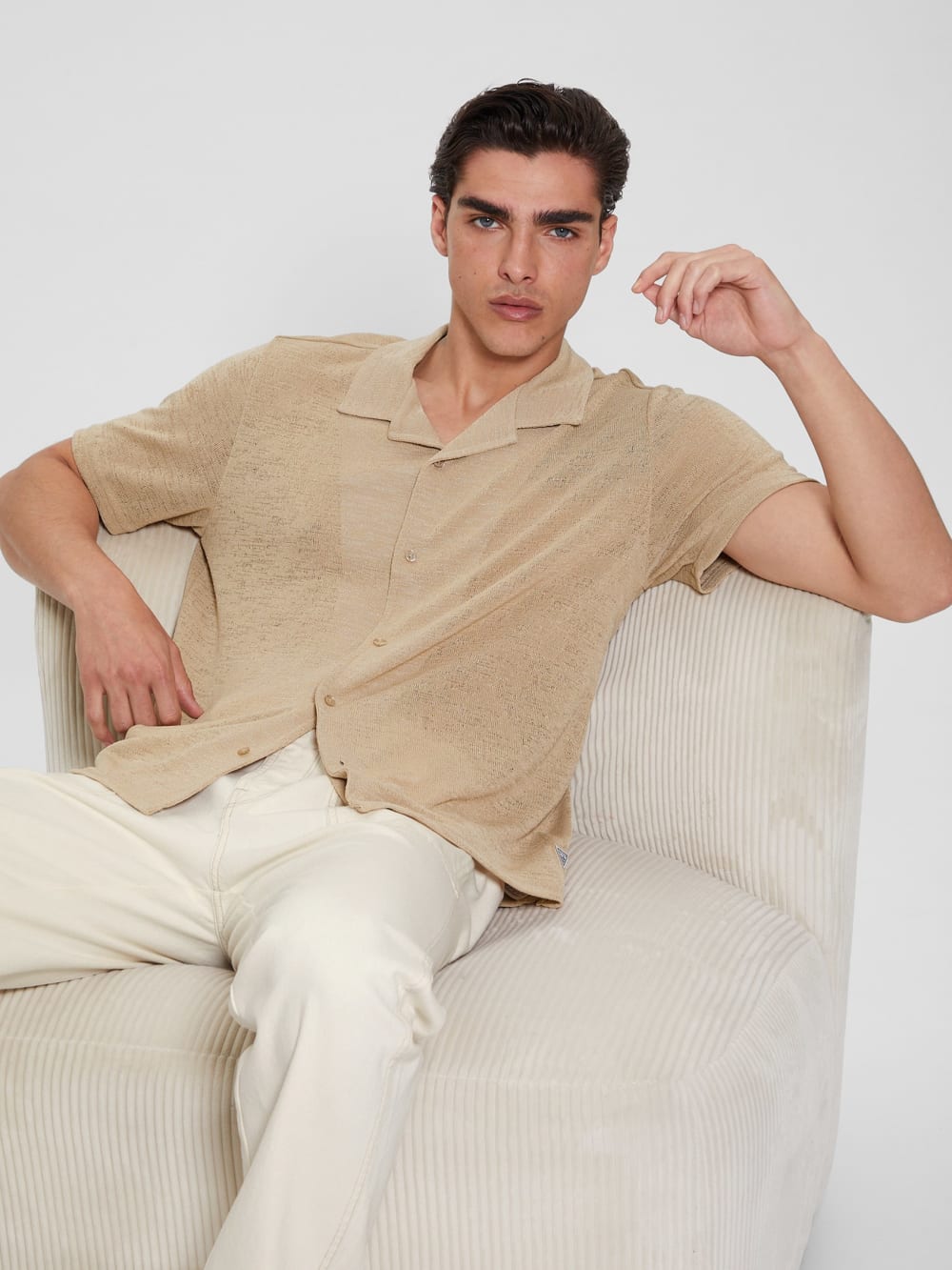 Gauze Camp Shirt - Guess