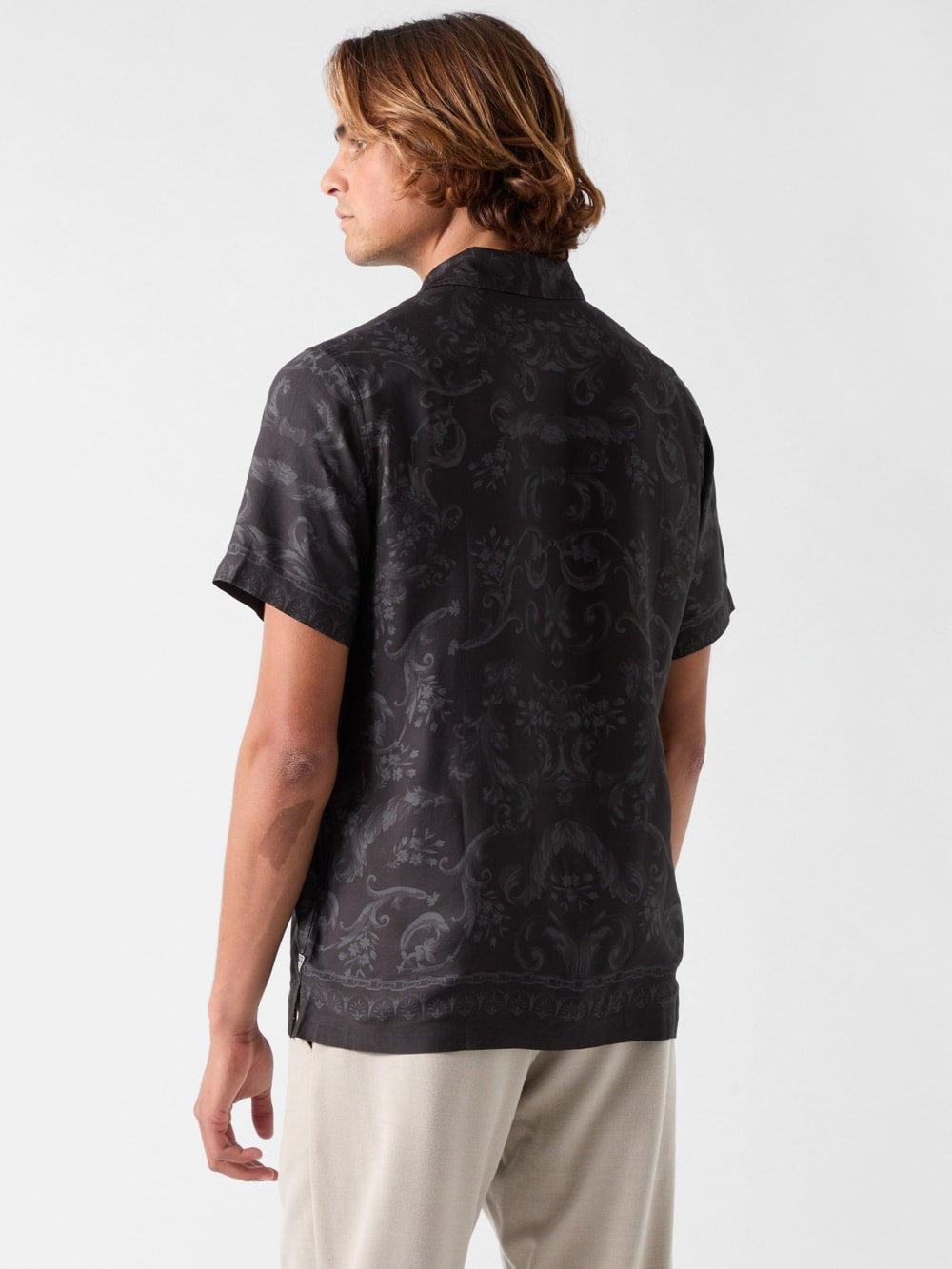 Baroque Border Print Shirt - Guess