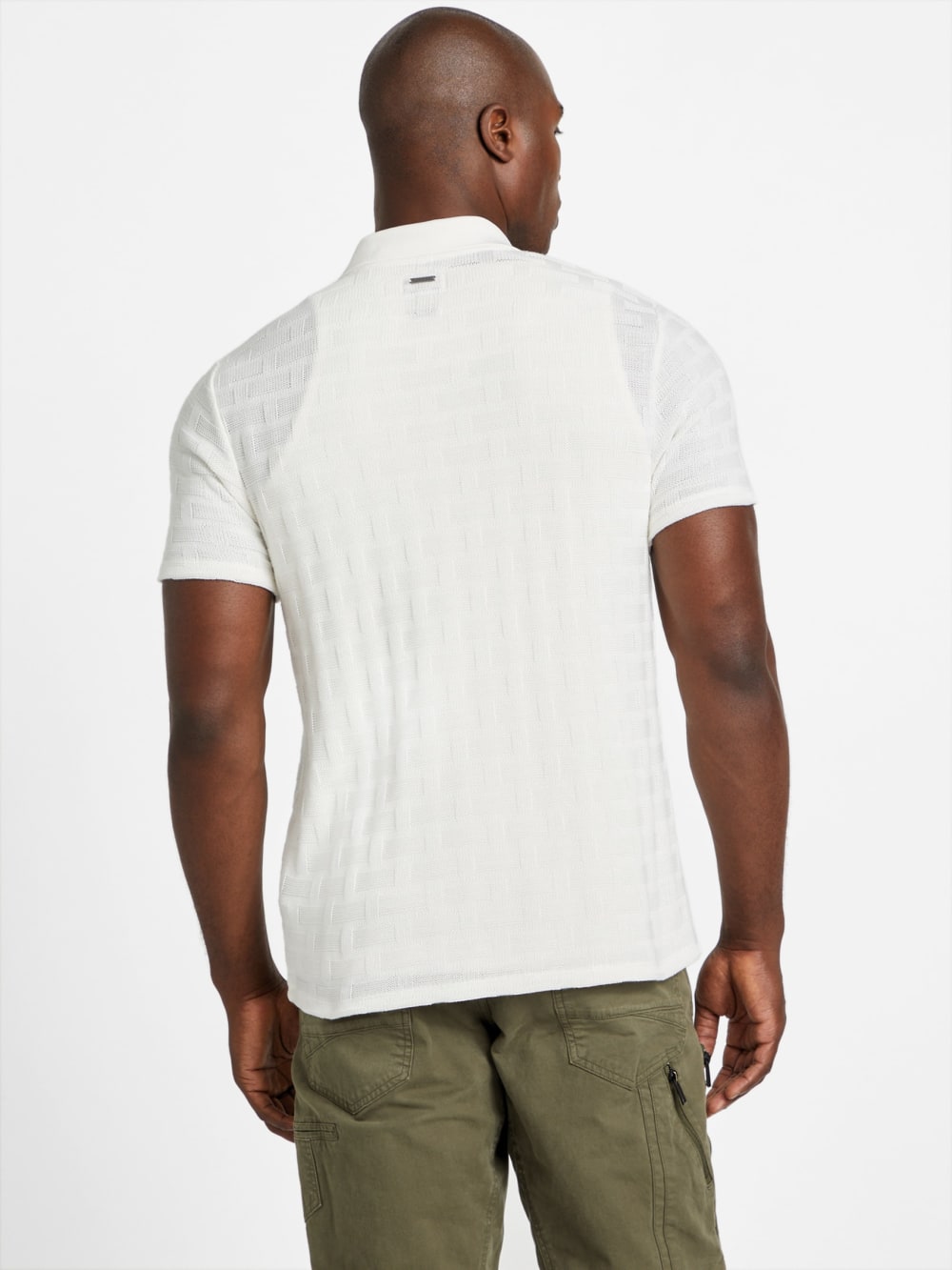 Eco Tristan Textured Shirt - Guess