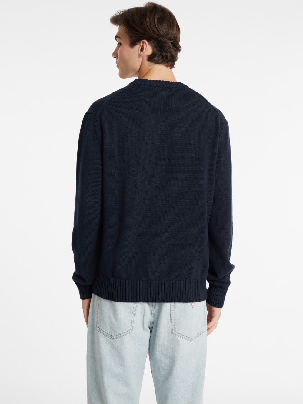 Embroidered Logo Sweater - Guess