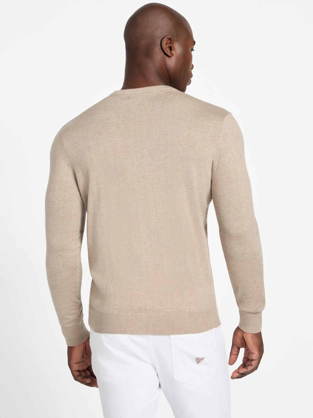 Jamaar Crewneck Stitched Sweater - Guess