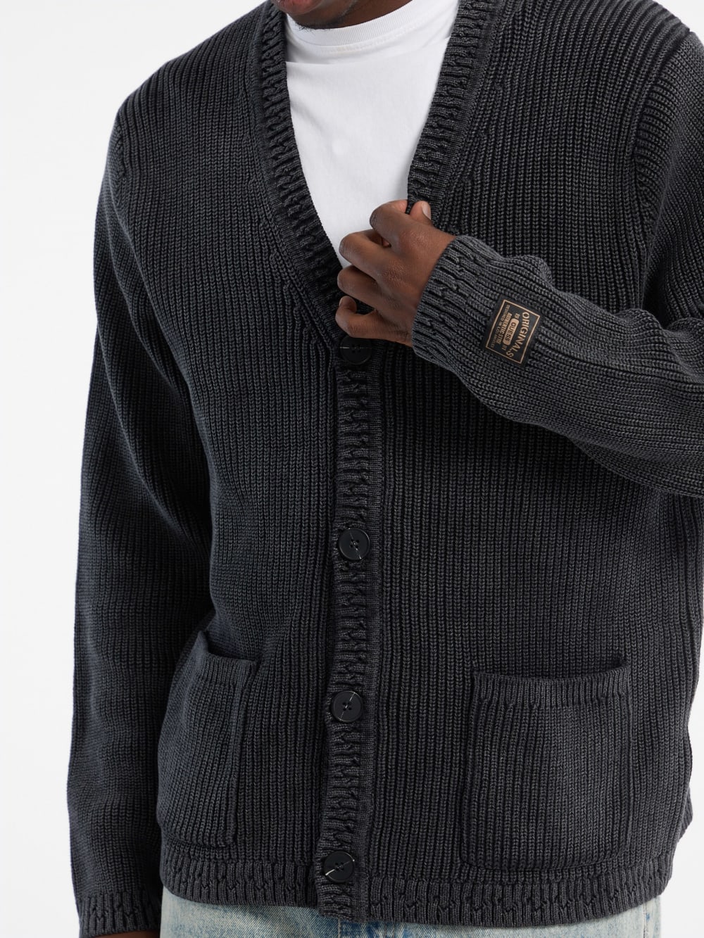 GUESS Originals Eco Washed Cardigan - Guess