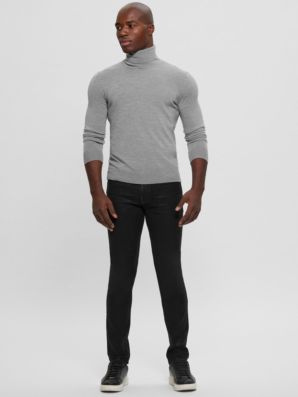 Fred Wool Turtleneck Sweater - Guess