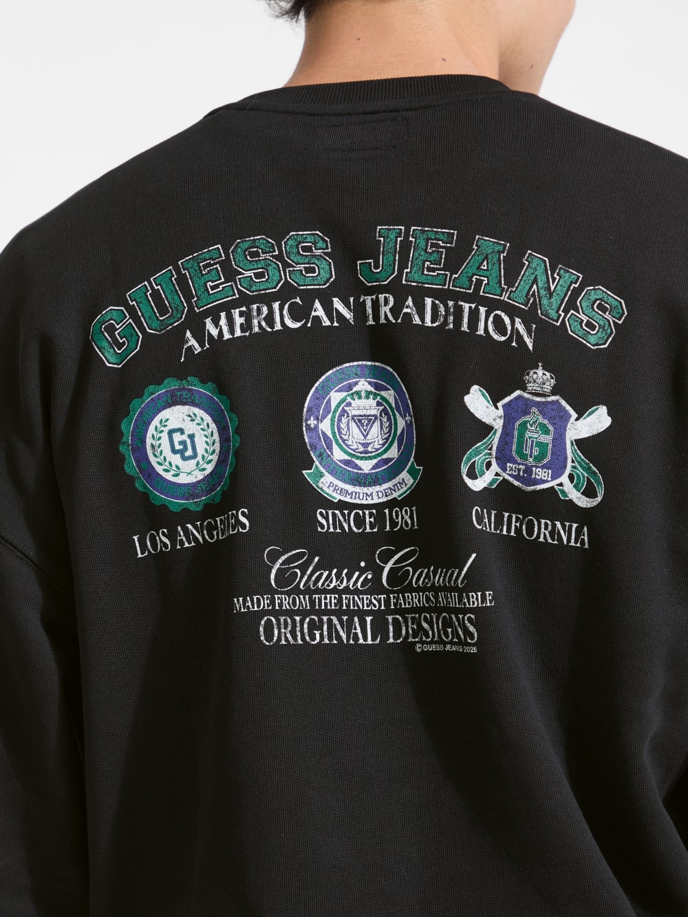 Varsity Logo Crewneck Sweatshirt - Guess