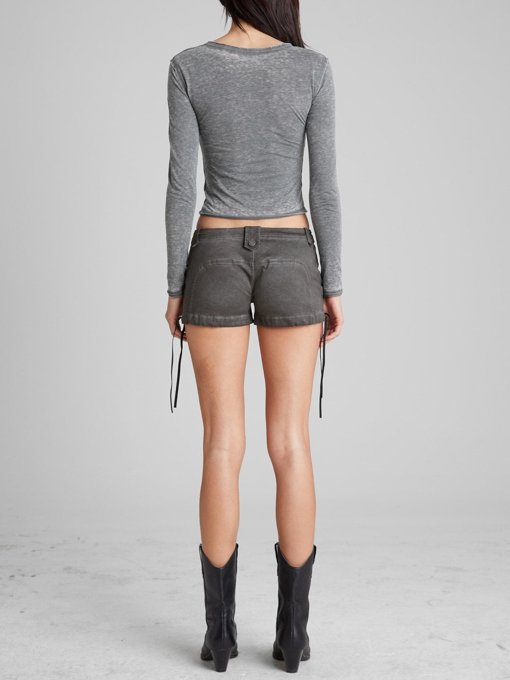 long-sleeve stretch tee - Guess