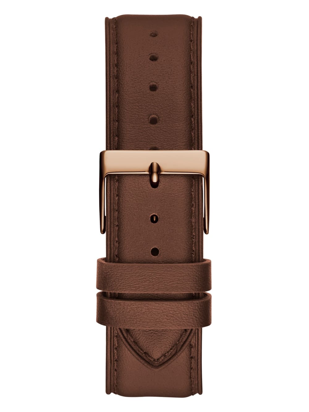 Brown Leather Multifunction Watch - Guess