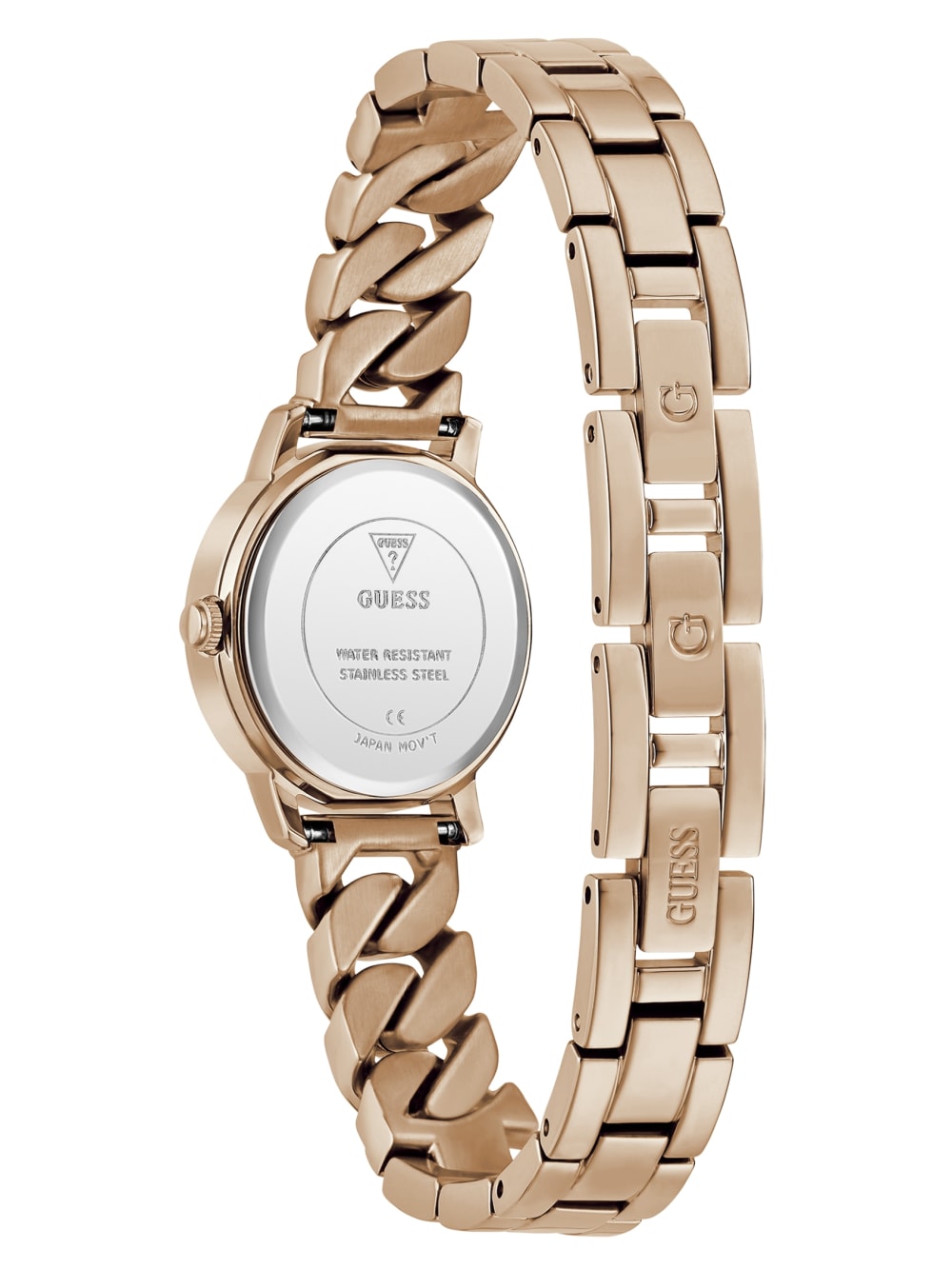 Rose Gold-Tone Mixed Chain Analog Watch - Guess