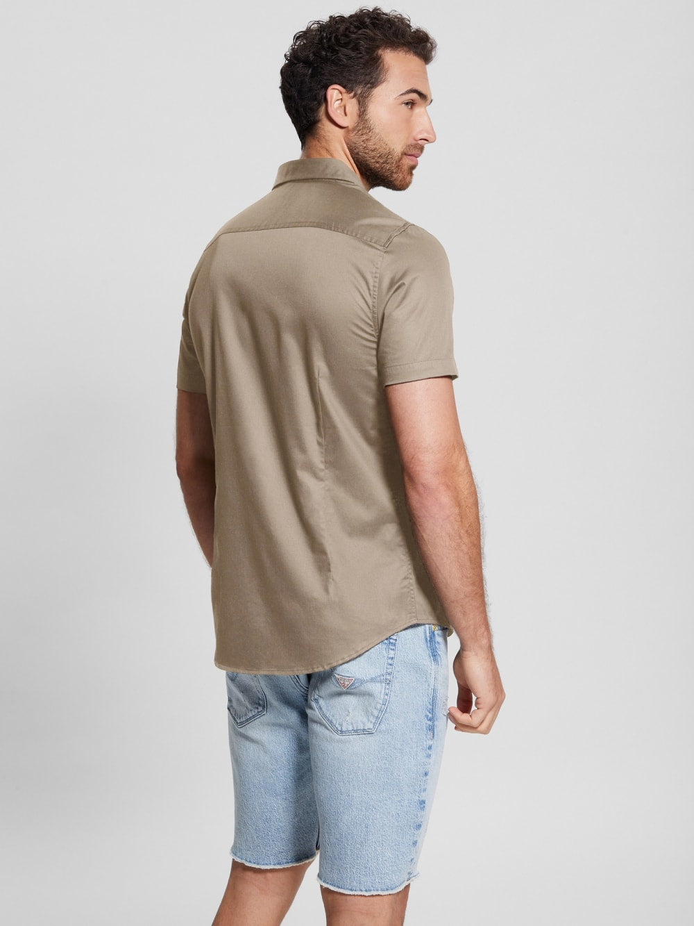 Luxe Stretch Short-Sleeve Shirt - Guess