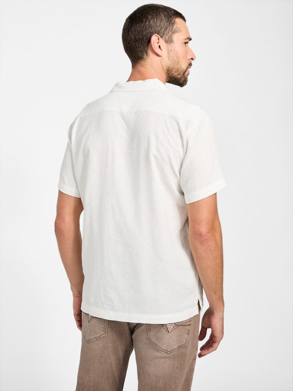 Eco Diamond Jacquard Shirt - Guess