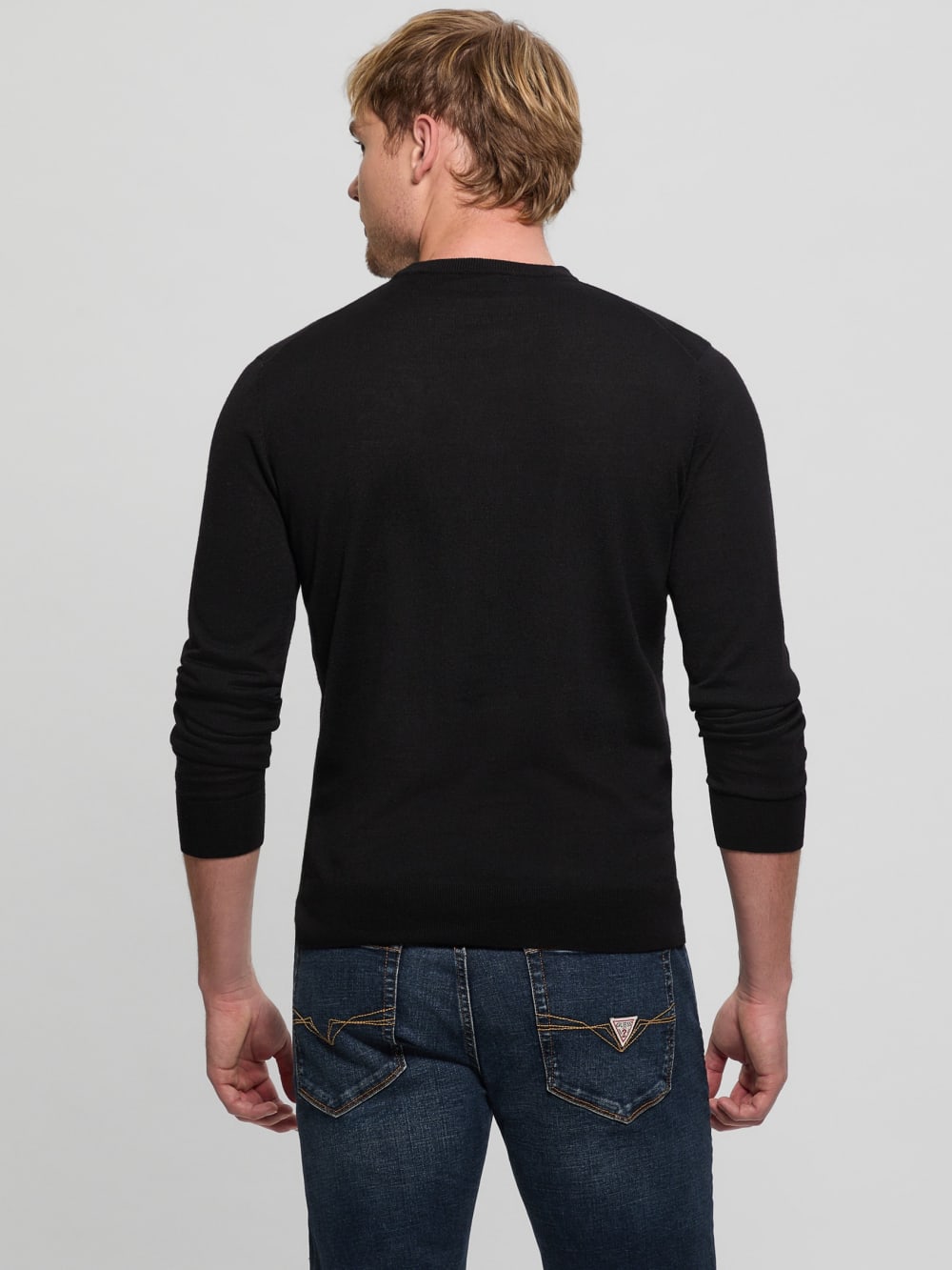 Fred Crewneck Wool Sweater - Guess