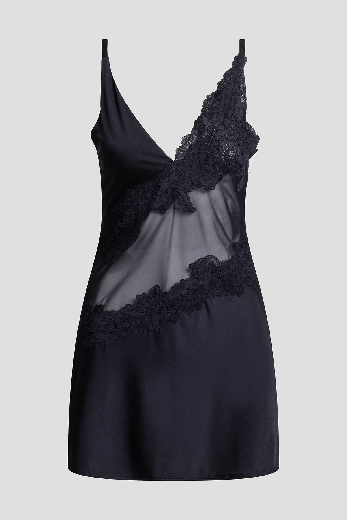 NATORI Gisele Mesh Applique Chemise