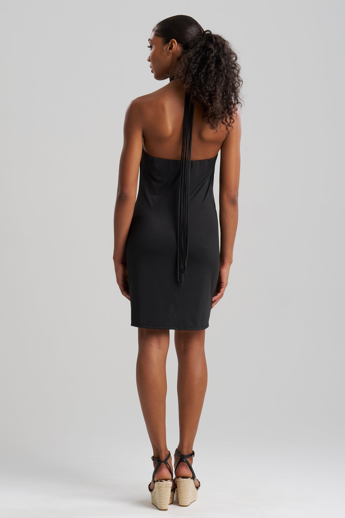 NATORI Buy Solid Jersey Mini Halter Dress online