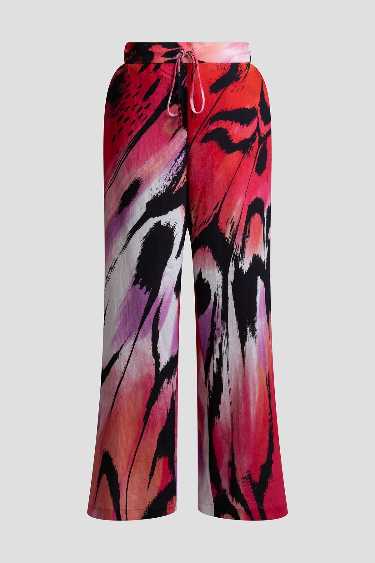 NATORI Butterfly Linen Blend Pants