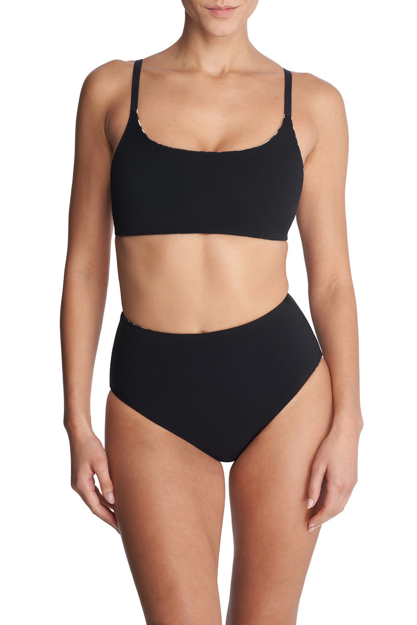 NATORI Buy Riviera Reversible High Rise Bikini Bottom in Luxe Leopard/Black Online