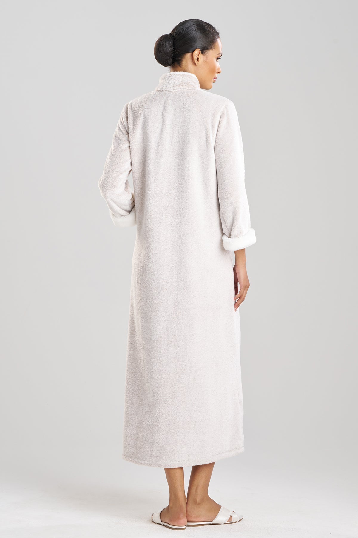NATORI Buy Frosted Faux Fur Lounger in Cashmere Online