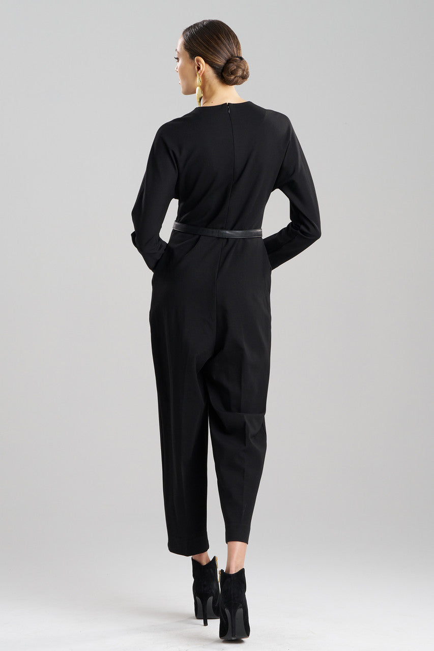 NATORI Buy Compact Knit Jumpsuit in Black Online
