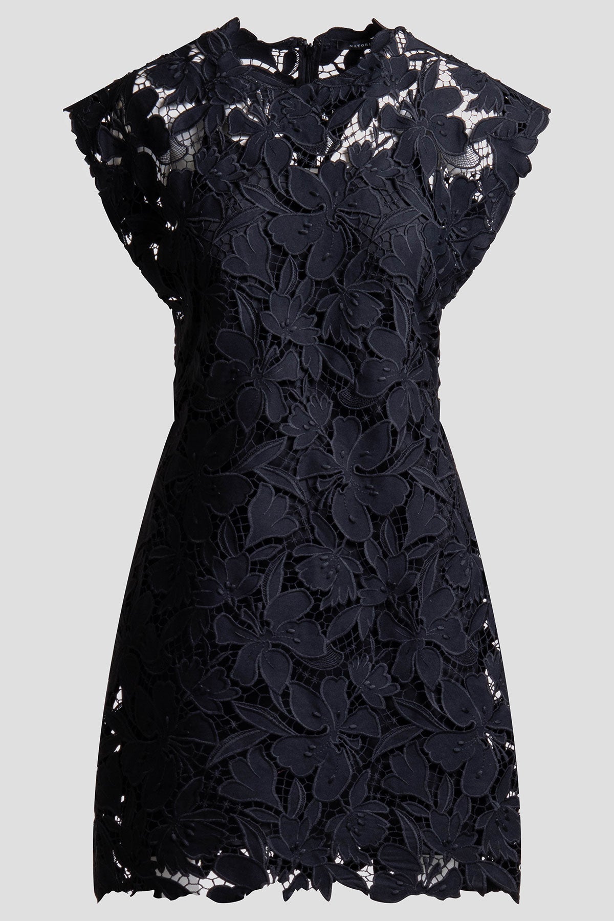 NATORI Peony Floral Lace Mini Dress