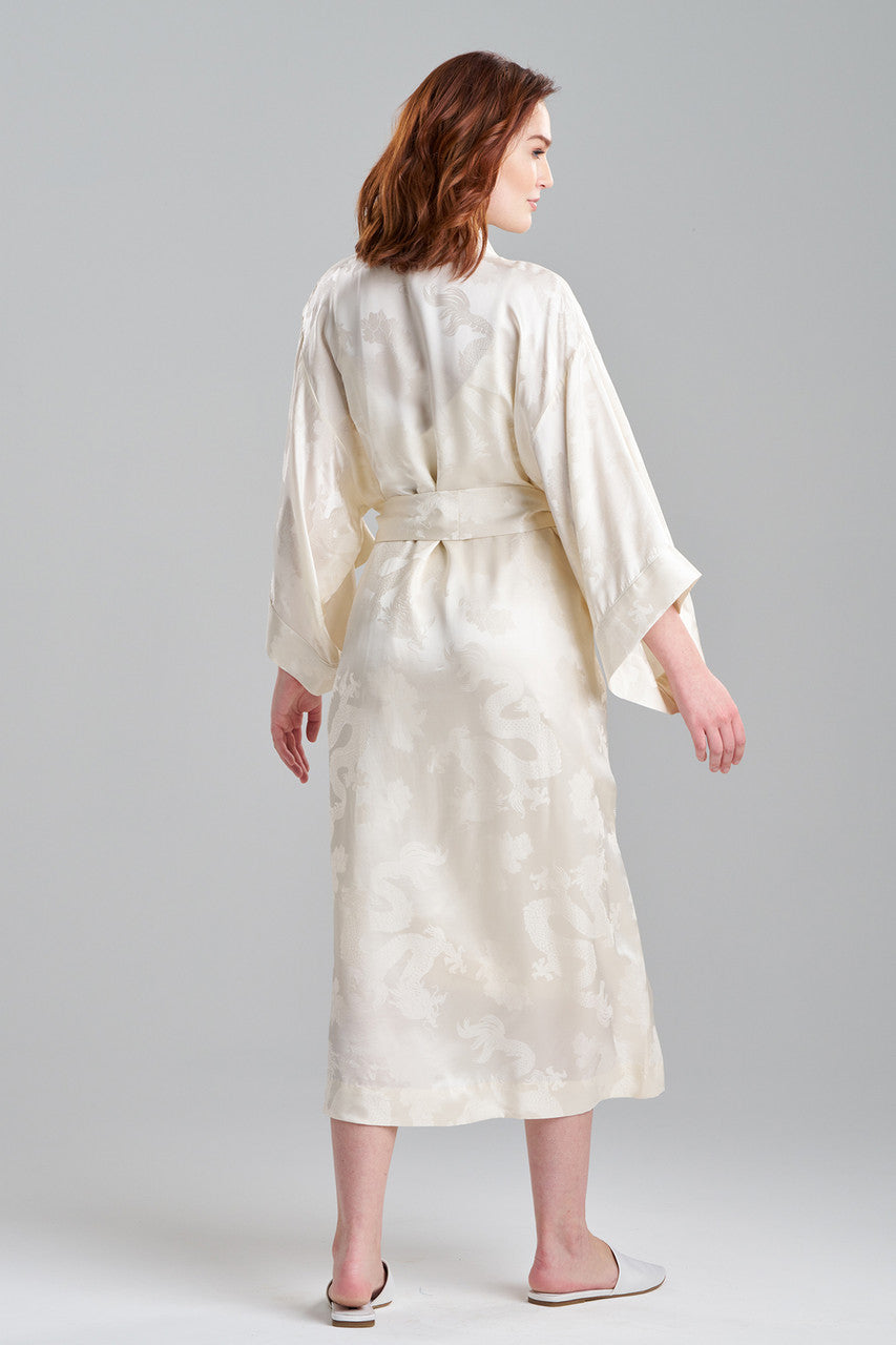 NATORI Buy Ines Dragon Robe in Warm White Online