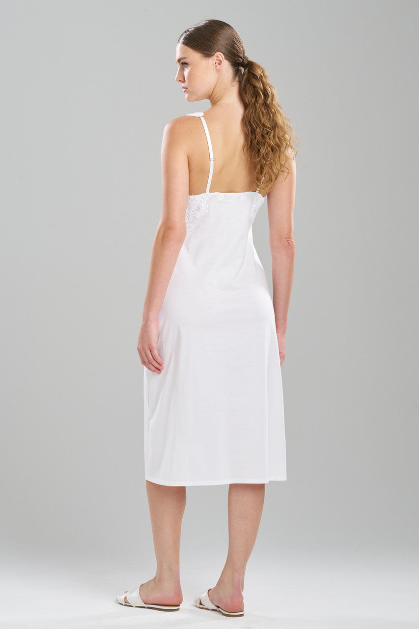 NATORI Buy Bliss Harmony Lace V-Neck Gown in White Online