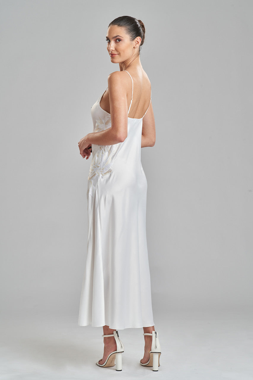 NATORI Buy Bridal Embroidery Gown in Warm White Online