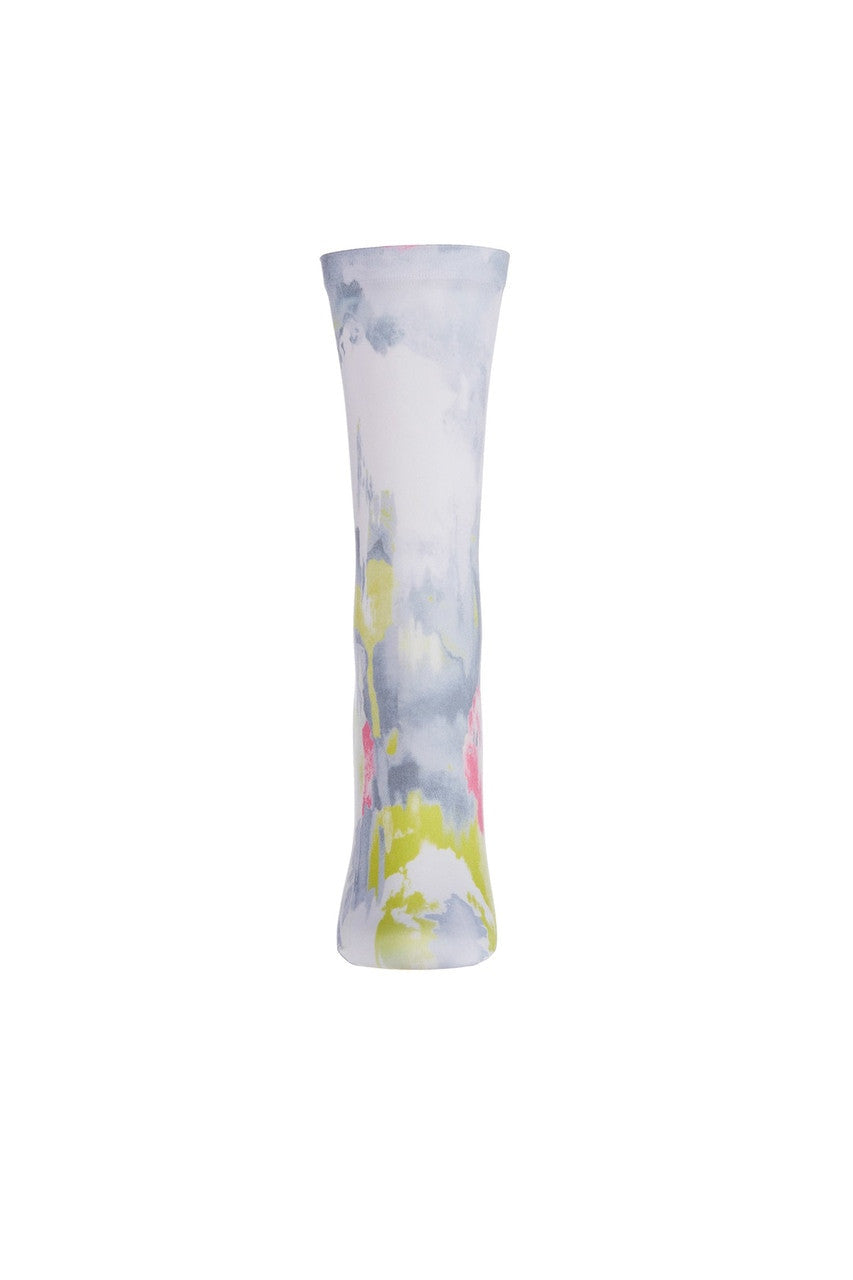 NATORI Buy Brushstroke Printed Crew Socks in Gray Online