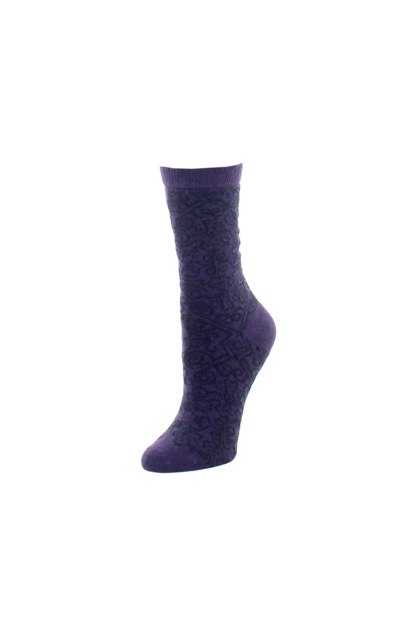 NATORI Buy Gobi Textile Socks in Deep Plum Online