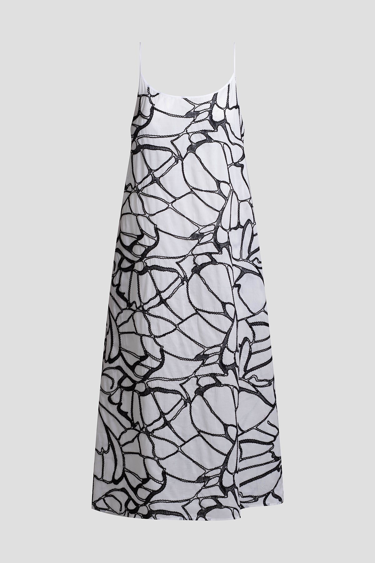 NATORI Butterfly Embroidery Cotton Sundress