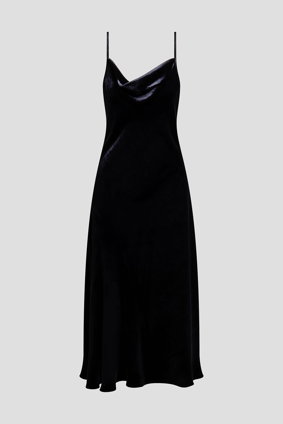 NATORI Buy Couture Velvet Silk Slip Dress in Black Online