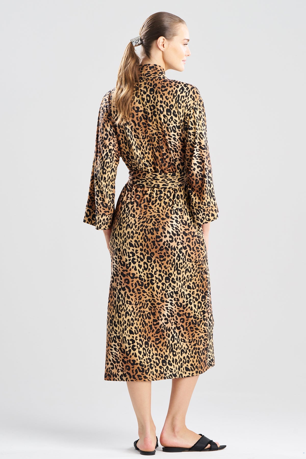 NATORI Exotic Animal Cozy Knit Robe