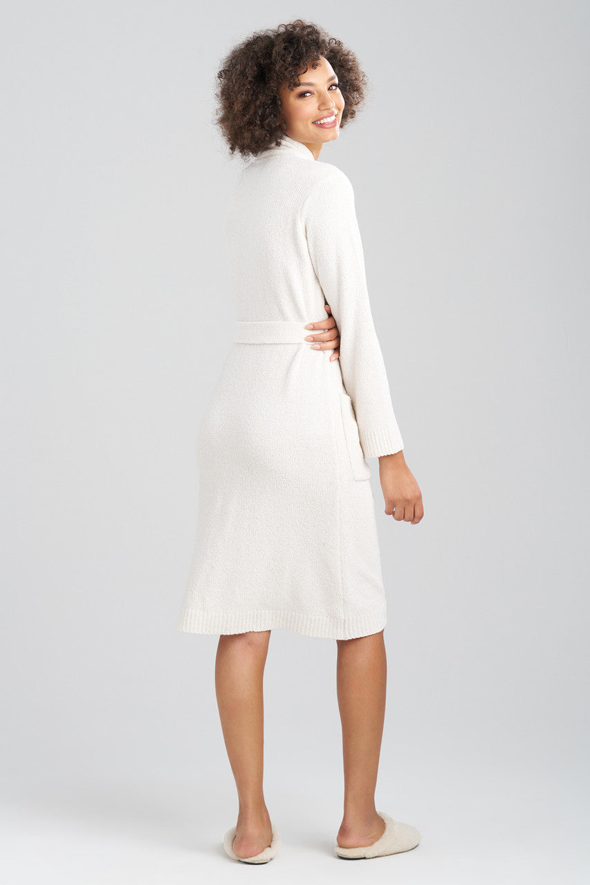 NATORI Buy Aura Heather Chenille Robe in Heather White Opal Online