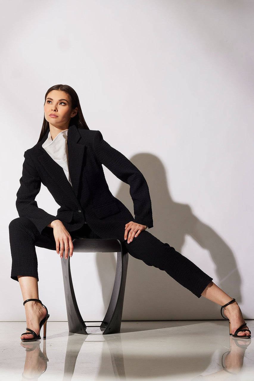 NATORI Buy Compact Knit Pants in Black Online