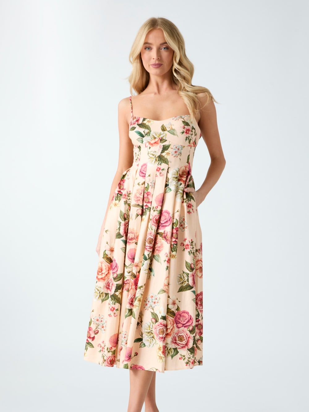 Floral print maxi dress - Guess