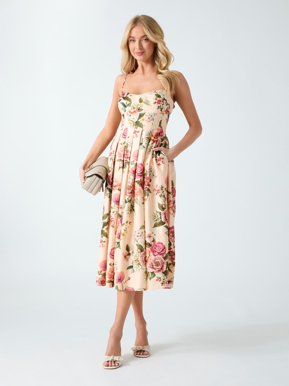 Floral print maxi dress - Guess