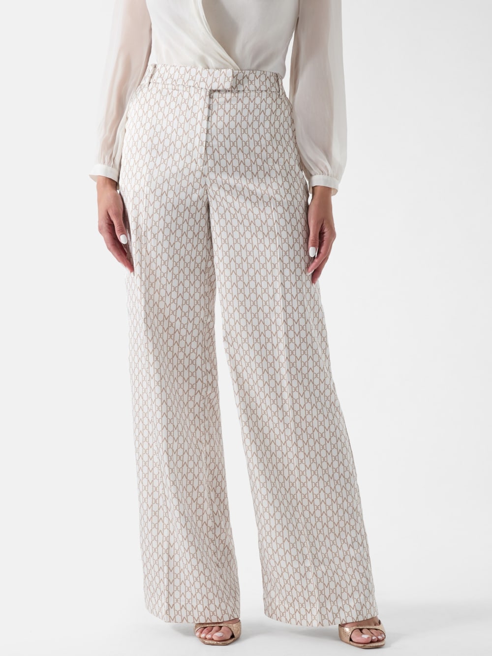 Marciano Monogram Satin Pants - Guess