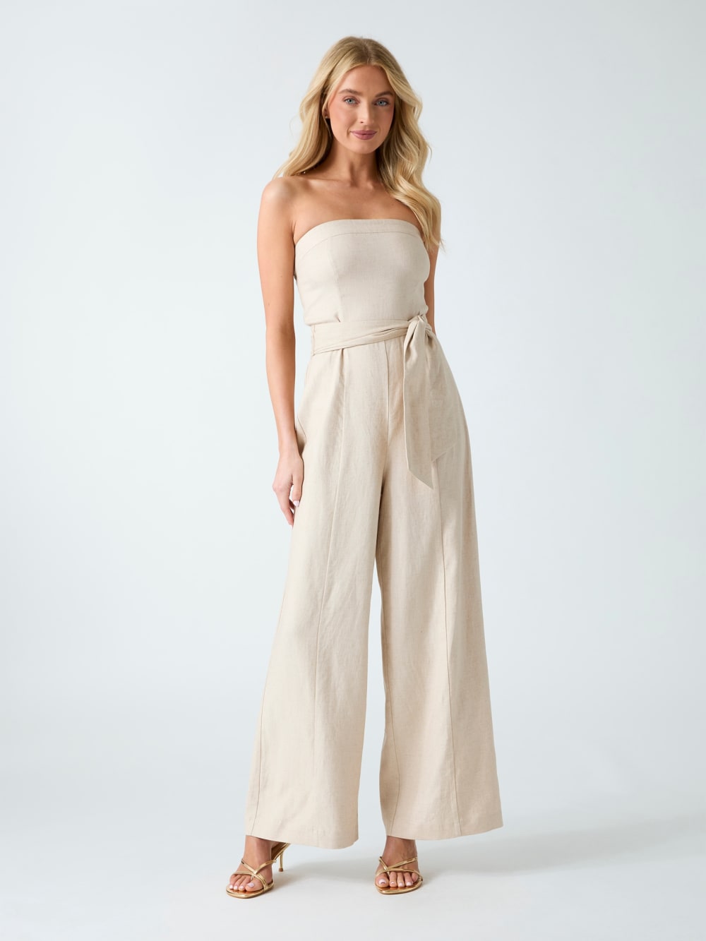 Linen-blend jumpsuit - Guess