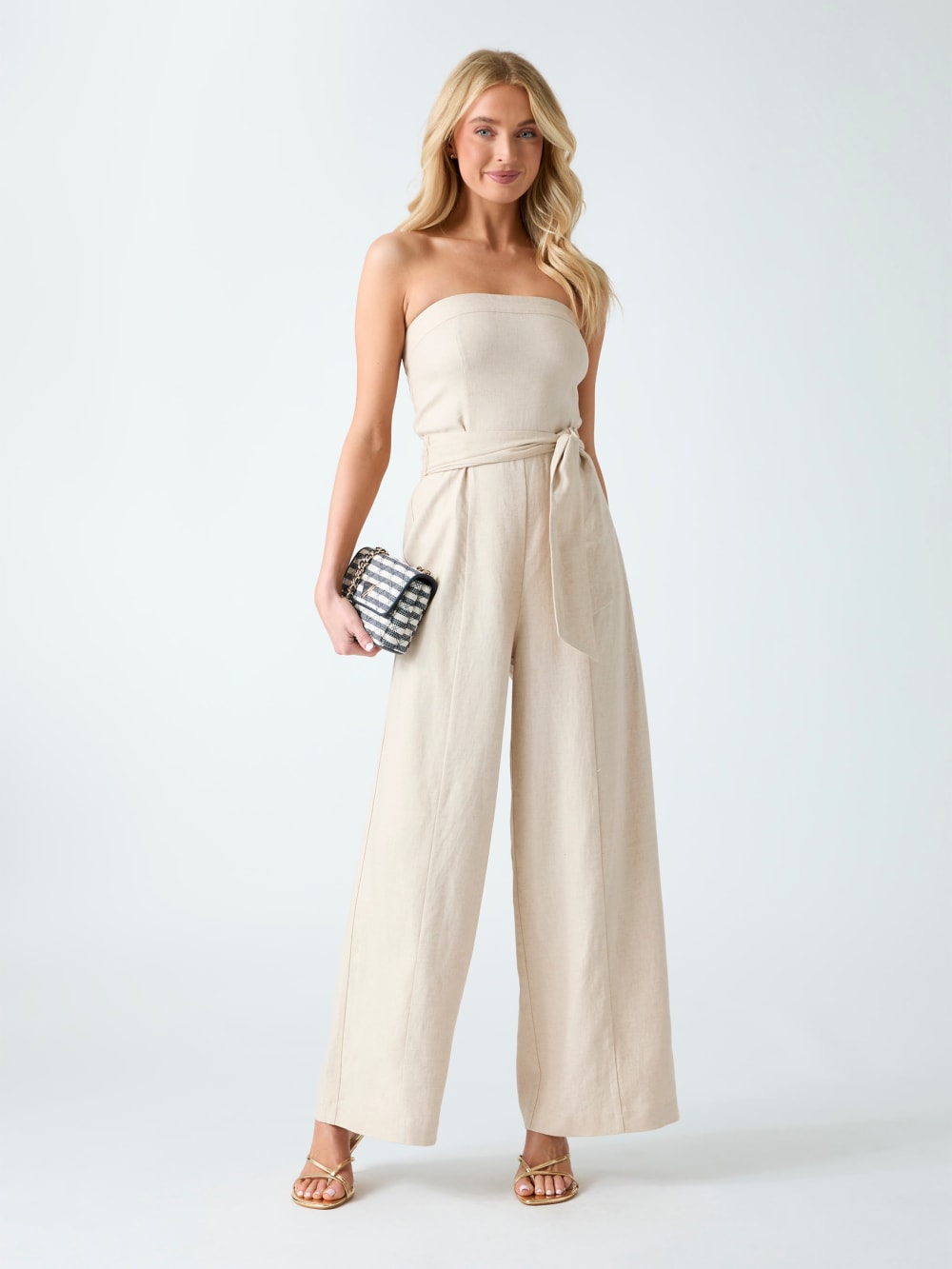 Linen-blend jumpsuit - Guess