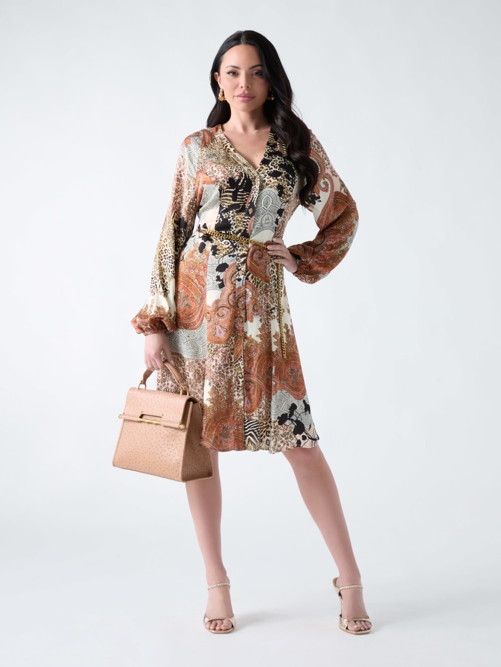 Marciano fit-and-flare mini dress - Guess