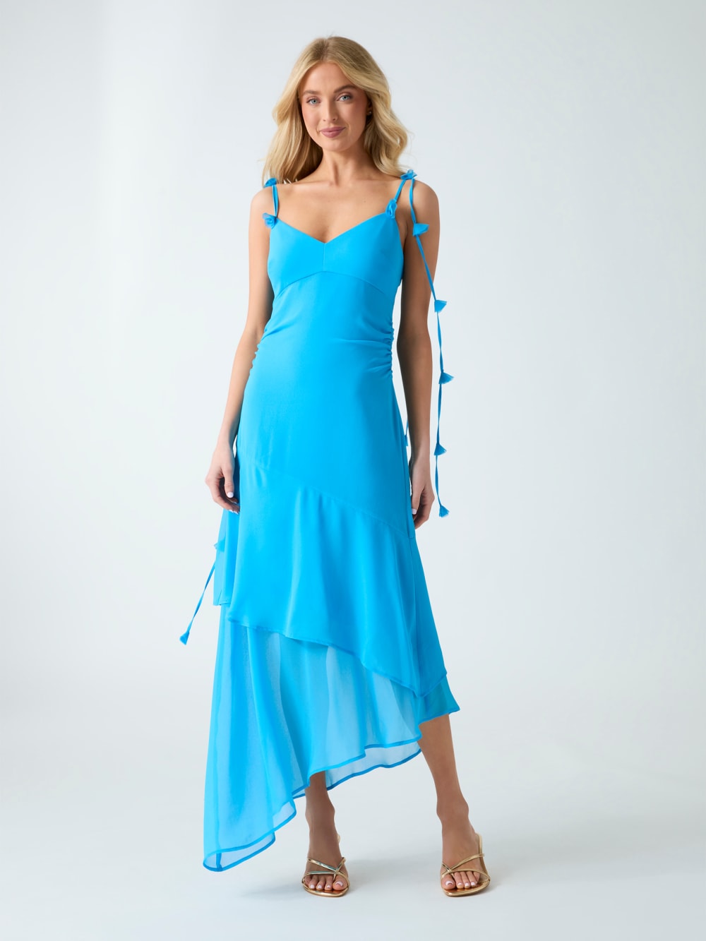 Ruffled long dress - Guess