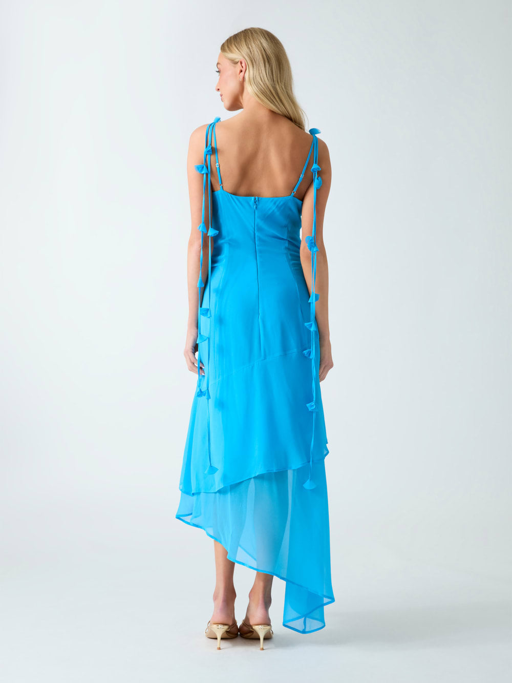 Ruffled long dress - Guess